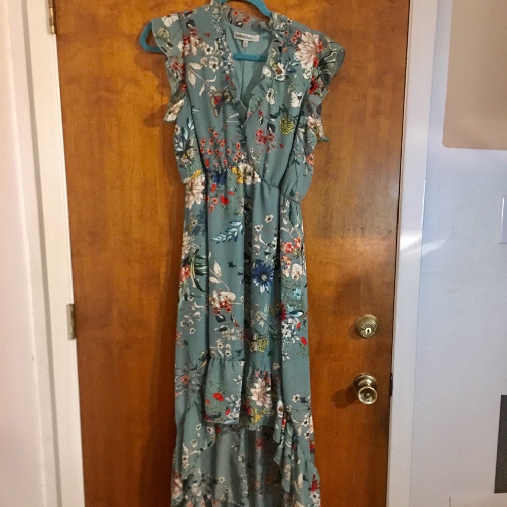 🌼 NOT FOR SALE 🌼 Baily blue high-low dress